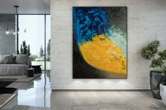 LargeModernWallArtPaintingLargeAbstractPaintingPaintingWallArtLargeWallArtExtraLarge 31in,No Frame