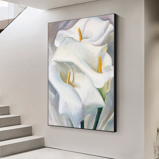 Pure Handmade Oil Painting Simple Abstract Wave Seascape On Canvas Living Room Modern Background Hanging Mural,31inx47in,No Frame