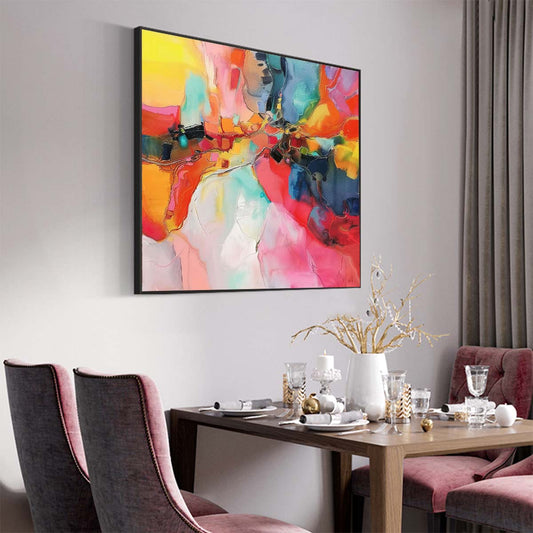 Original creation Abstract Hand painted Oil Painting Canvas Wall Art For Home Living Room Unframed/Rolled #004