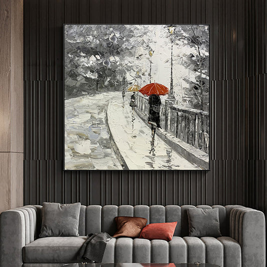 Handmade Wall Painting Hand painted Abstract Landscape Oil Painting On Canvas Wall Art Paintings Impressionst Picture,31inx31in,No Frame