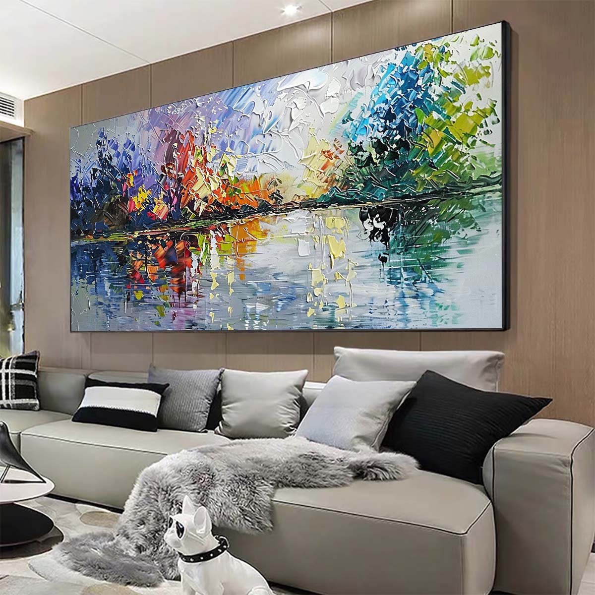 Original creation Landscape Hand painted Oil Painting Canvas Wall Art For Home Living Room Unframed/Rolled #040