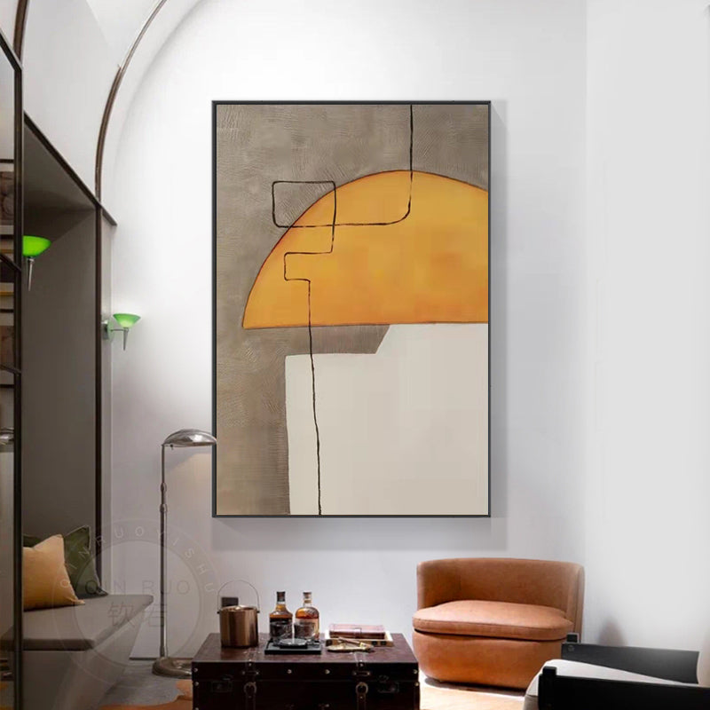 Lienzos Decorativos Grandes Laminas Decorativas Pared Cuadros Nordicas Oil Painting on Canvas Hand Painted,31inx47in,No Frame