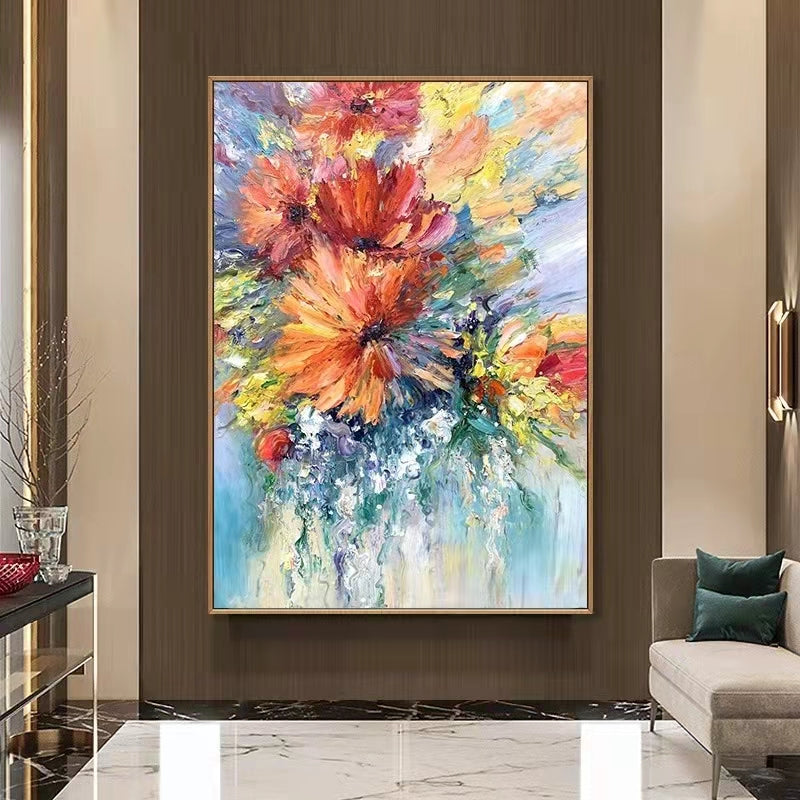 Large Abstract Art Contemporary Canvas Art Hand Painted Original Art Original Extra Large Abstract Painting Modern,31inx47in,No Frame