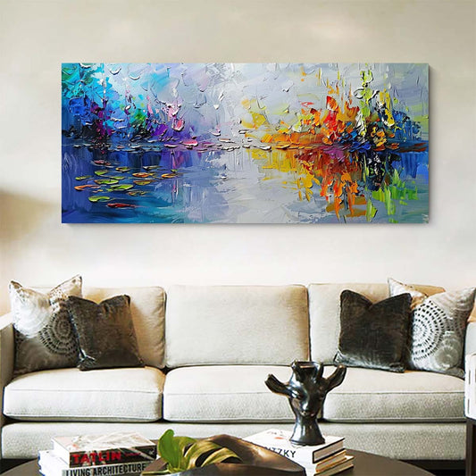 Original creation Landscape Hand painted Oil Painting Canvas Wall Art For Home Living Room Unframed/Rolled #035