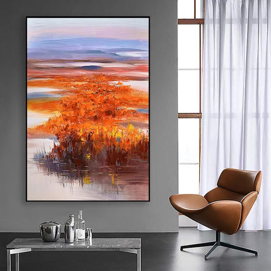 Original Pure Hand painted Oil Painting Living Room Modern Large Size Three dimensional Abstract Custom Decorative,31inx47in,No Frame