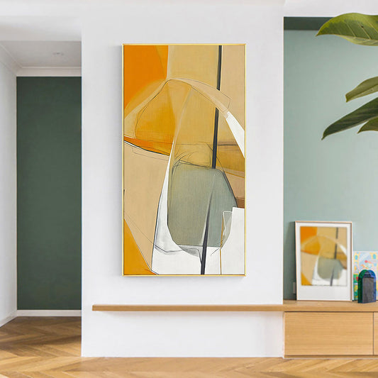 Abstract Landscape Painting  Hand Painted Oil Painting On Canvas Handmade Modern Wall Art Pictures,27inx54in,No Frame #443