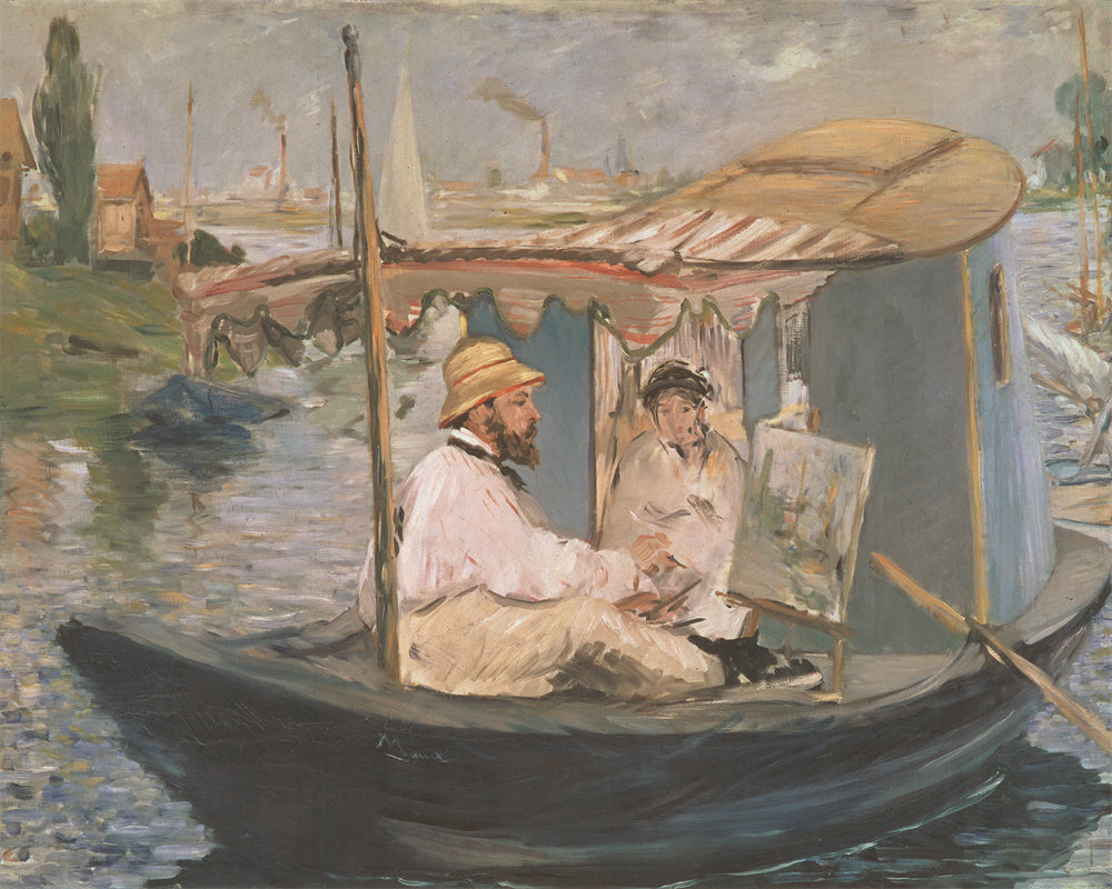 Oscar-Claude Monet Hand painted Oil Painting Canvas Wall Art For Home Living Room #132