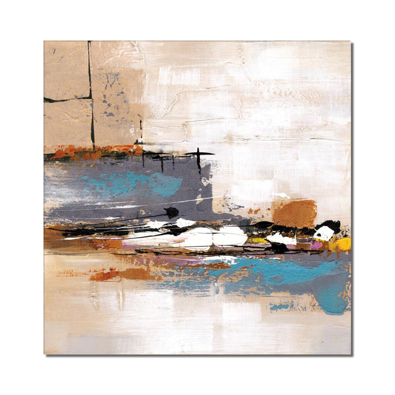 Abstract Beautiful 3D Texture Painting Hand Painted On Canvas Handmade Oil Painting Wall Art For Wedding,31inx31in,No Frame