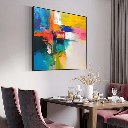 Original creation Abstract Hand painted Oil Painting Canvas Wall Art For Home Living Room Unframed/Rolled #010