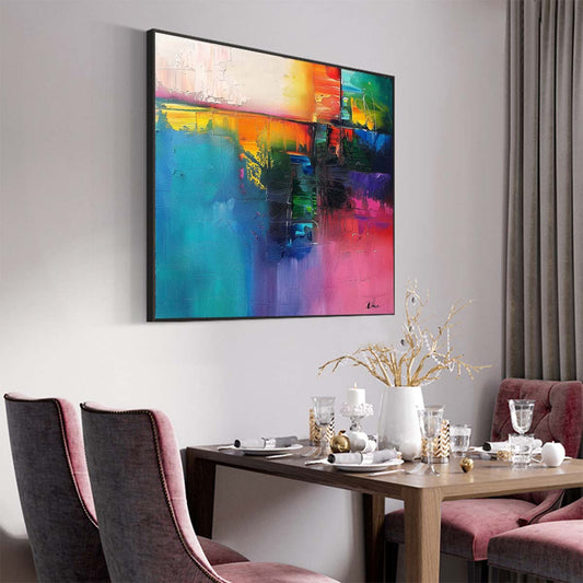 Original creation Abstract Hand painted Oil Painting Canvas Wall Art For Home Living Room Unframed/Rolled #008