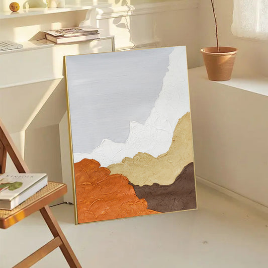 3D Oil Painting Handmade Abstract On Canvas Frameless Acrylic Wall Pictures Hand Painted Art New,31inx47in,No Frame