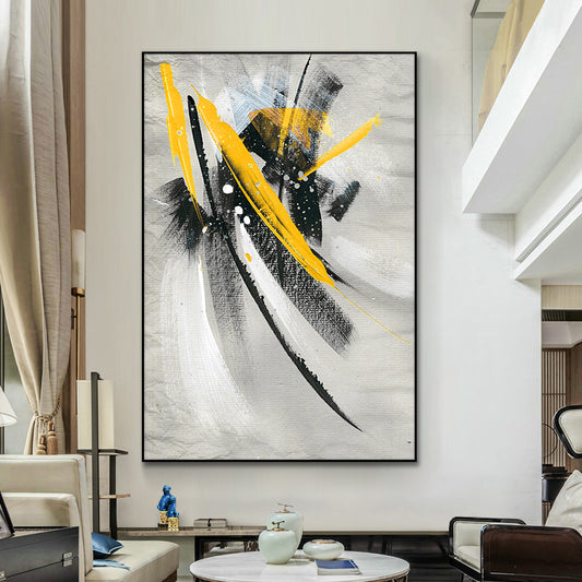 Abstract Colorful  Hand Painted Paintings Picture Modern Wall Art Landscape Oil Painting On Canvas Wall For Living Room,31inx47in,No Frame