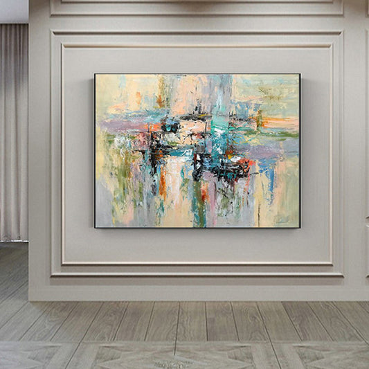 Free Shipping Texture Large Abstract Acrylic Painting Handmade Modern Canvas Art Decorative Color Abstract Paintings Wall
