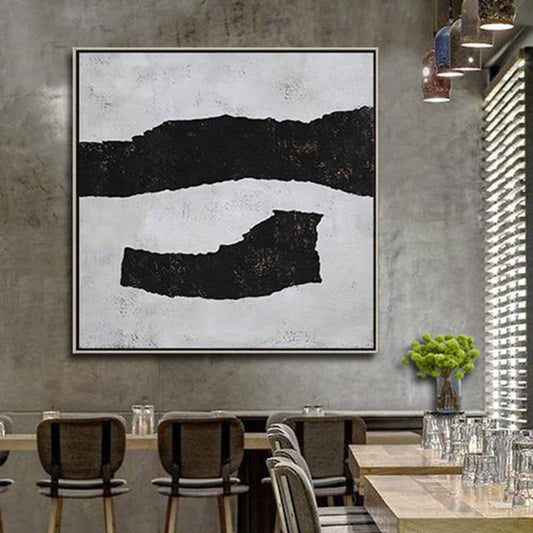 Abstract painting Large Wall Art, Minimalist Canvas Painting, hand painted acrylic painting on canvas31in,No Frame