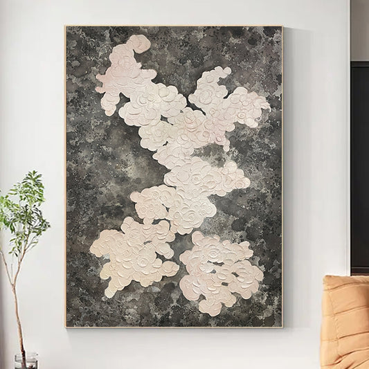 3D Paintings Abstract Oil Painting Wall Art Home Decor Picture Modern Hand Painted Oil,31inx47in,No Frame