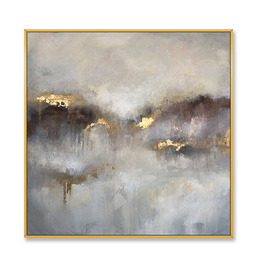 #210Abstract Oil Painting On Canvas Hand Painted Black Grey Large Size Modern Home Decoration Wall Art