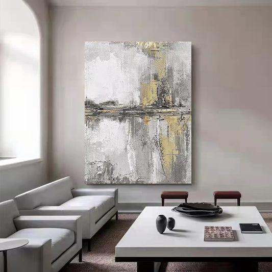 Modern Abstract Oil Painting on Canvas Posters and Prints Wall Art Painting Blue Abstract Art Picture ,31inx47in,No Frame