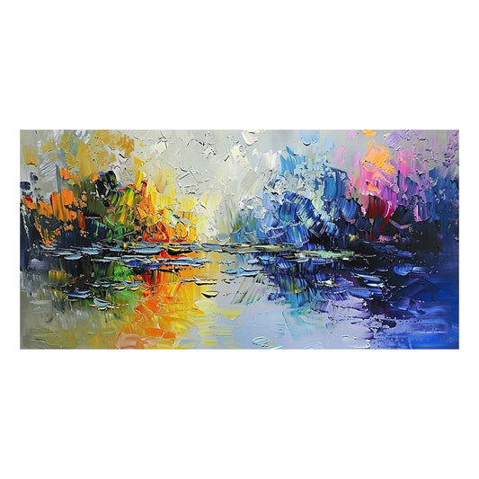 Original creation Landscape Hand painted Oil Painting Canvas Wall Art For Home Living Room Unframed/Rolled #036