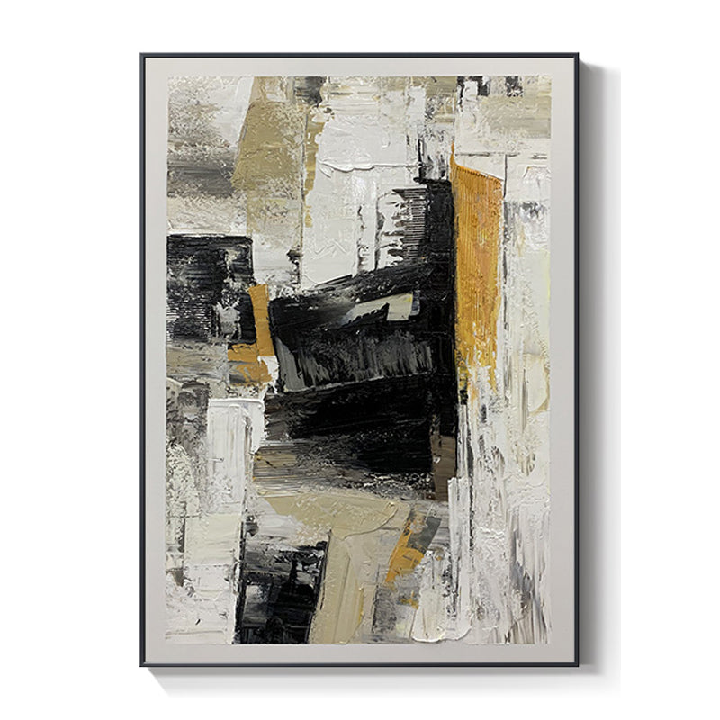 Modern Wall Art Thick Texture Acrylic Canvas Abstract Oil Painting Home Decor HandPainted Mural Hotel Office For Living Room,31inx47in,No Frame