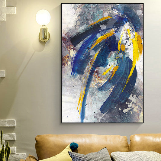Abstract Colorful  Hand Painted Paintings Picture Modern Wall Art Landscape Oil Painting On Canvas Wall For Living Room,31inx47in,No Frame