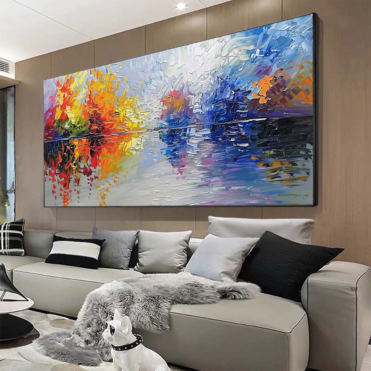 Original creation Landscape Hand painted Oil Painting Canvas Wall Art For Home Living Room Unframed/Rolled #047