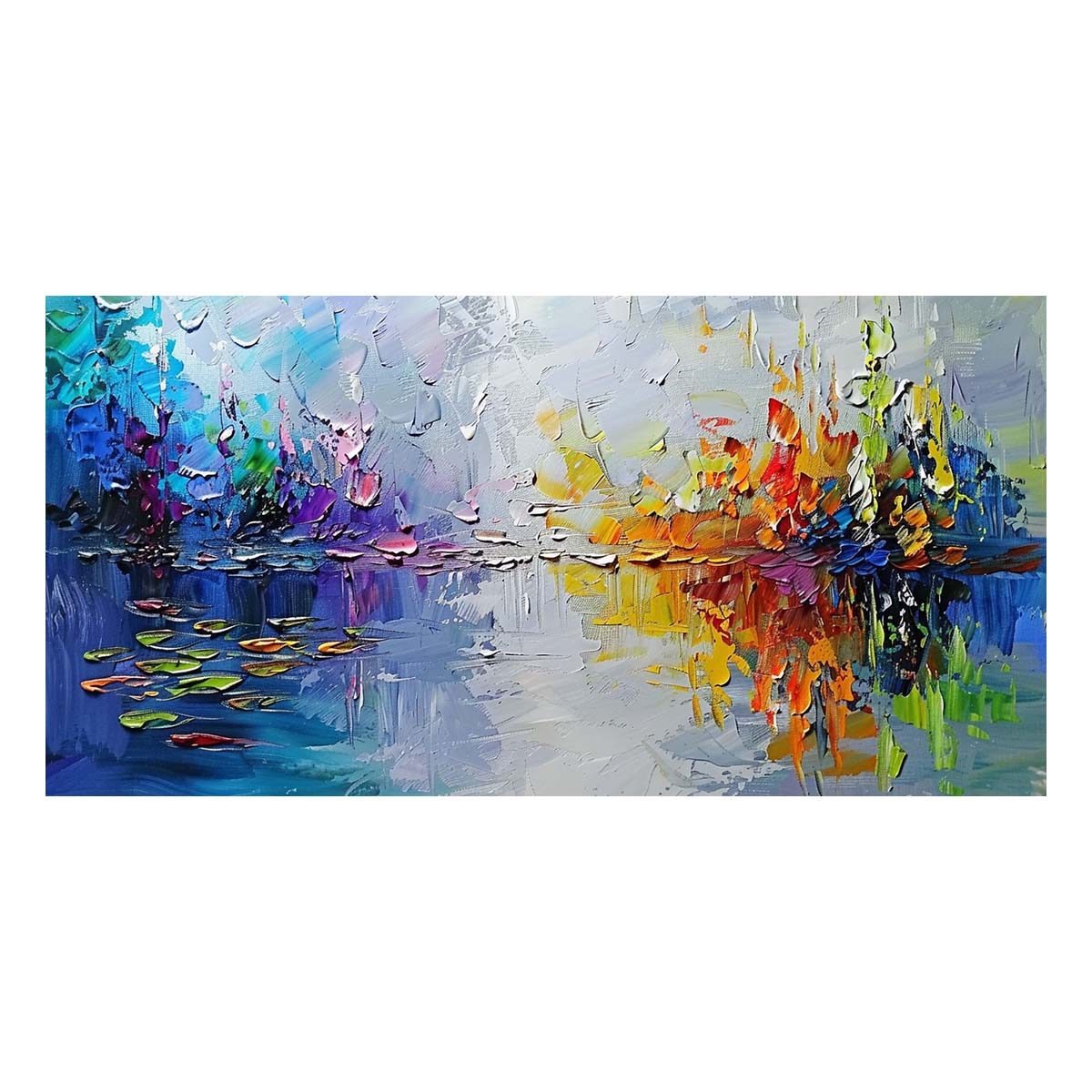 Original creation Landscape Hand painted Oil Painting Canvas Wall Art For Home Living Room Unframed/Rolled #035