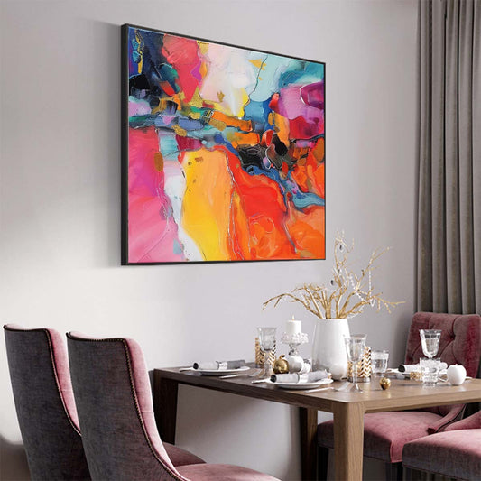 Original creation Abstract Hand painted Oil Painting Canvas Wall Art For Home Living Room Unframed/Rolled #003