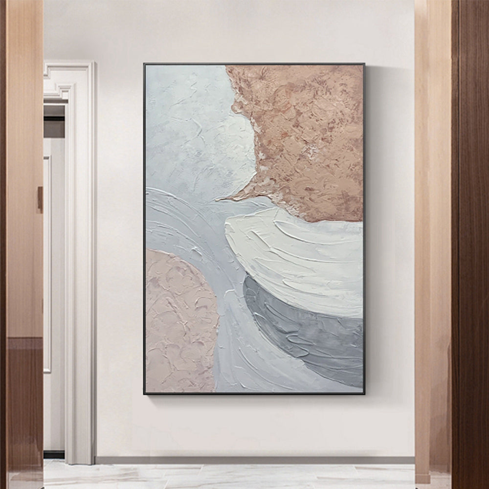 New Design Abstract Wall Art Painting Thick Oil On Canvas Hand Painted Canvas Art Picture Modern Picture For Living Room,31inx47in,No Frame