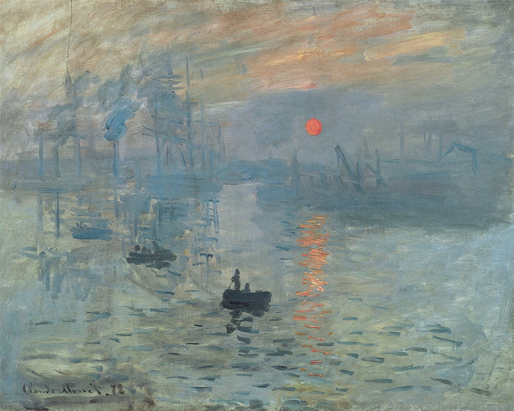 Oscar-Claude Monet Hand painted Oil Painting Canvas Wall Art For Home Living Room #042