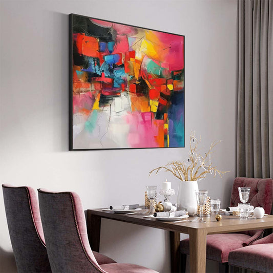 Original creation Abstract Hand painted Oil Painting Canvas Wall Art For Home Living Room Unframed/Rolled #005