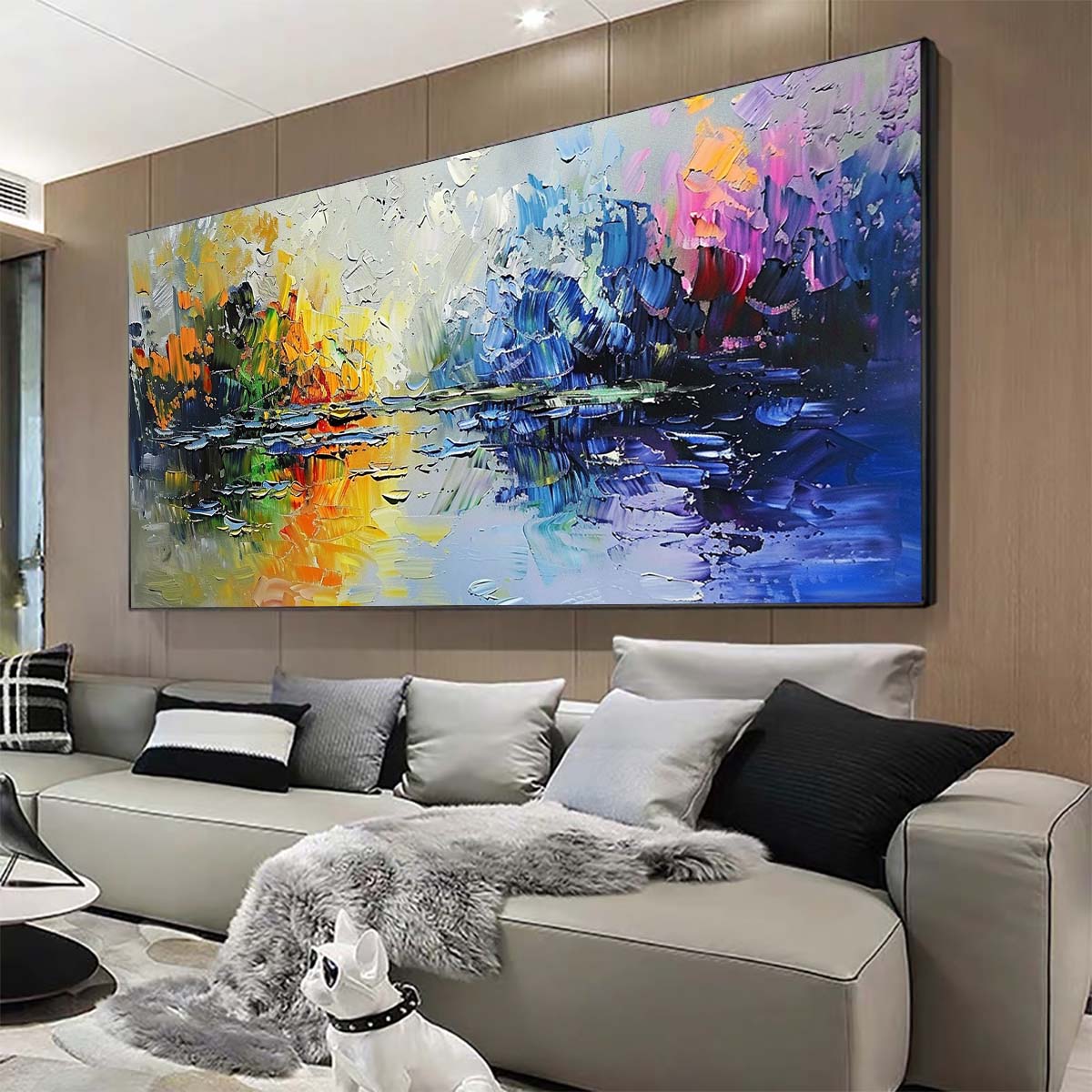 Original creation Landscape Hand painted Oil Painting Canvas Wall Art For Home Living Room Unframed/Rolled #036