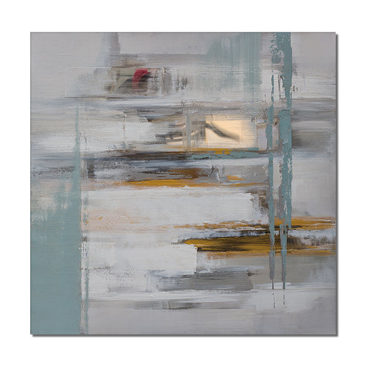 Abstract Oil Painting Landscape Wall Art  Handmade On Canvas Decorative Modern Decorative Painting,31inx31in,No Frame