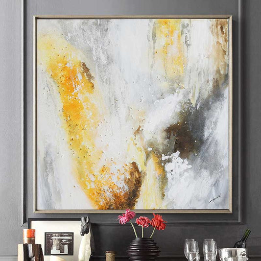 AbstracthandpaintedOilPaintingDecorativePaintingModernMinimalistLivingRoomWallPaintingsRestaurant 31in,No Frame