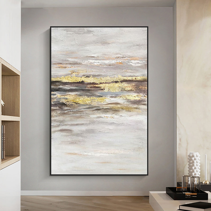 Beautiful Painting Artistic Abstract Paintings Handpainted Oil Painting On Canvas Large Modern Coffeehouse Decoration,31inx47in,No Frame