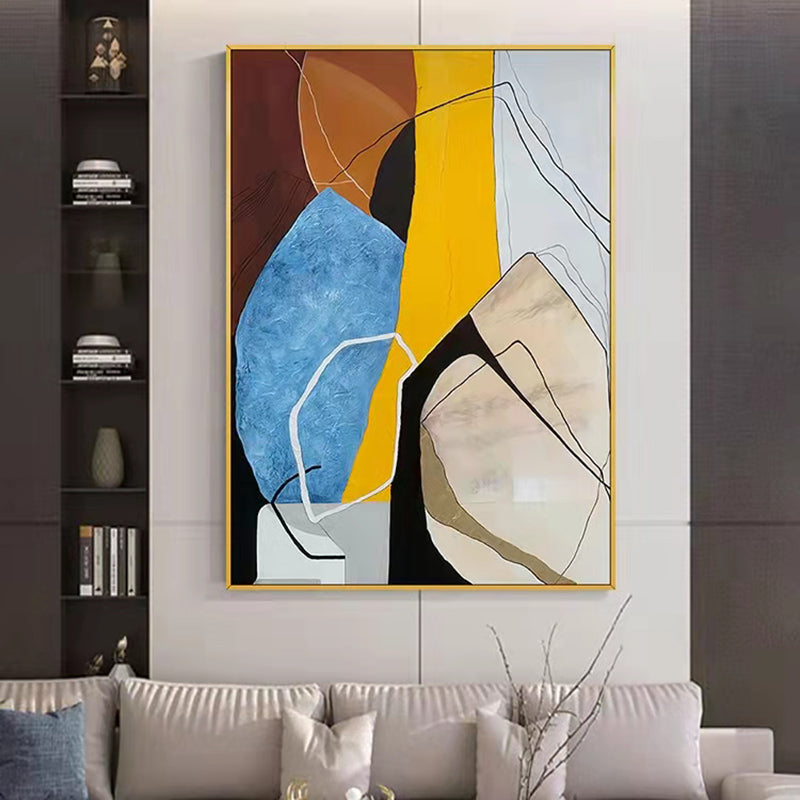 Painting Wall Pictures Abstract Artwork Large Canvas Art Amazing Modern Home Decor Oversize Painting For Living Room,31inx47in,No Frame