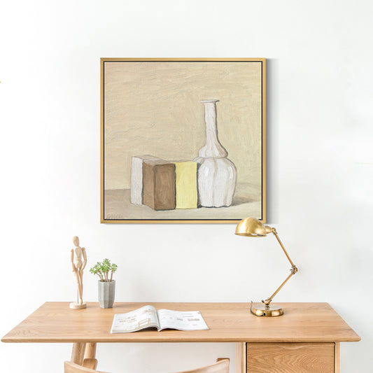 StillLifeAbstractOilPaintingWhiteVaseWallArtMinimalistArtWallPaintingFamousPaintingHome 31in,No Frame