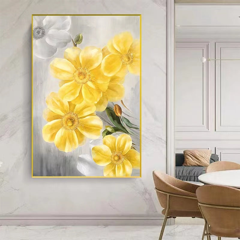 Black White Abstract Hand painted Oil Painting Living Room Aisle Decoration Painting Sofa Background Wall Hanging,31inx47in,No Frame