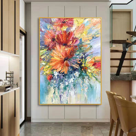Large Abstract Art Contemporary Canvas Art Hand Painted Original Art Original Extra Large Abstract Painting Modern,31inx47in,No Frame