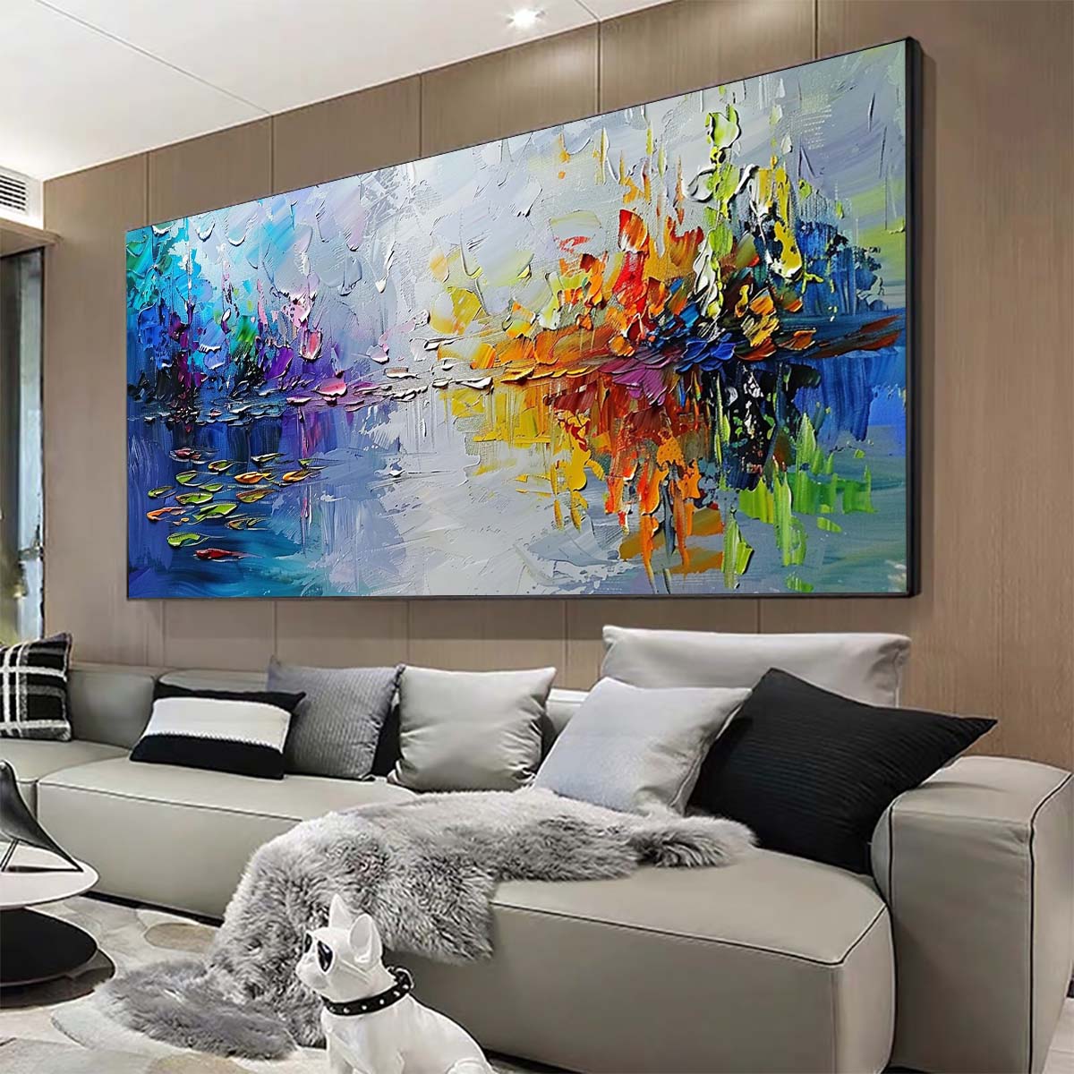 Original creation Landscape Hand painted Oil Painting Canvas Wall Art For Home Living Room Unframed/Rolled #035