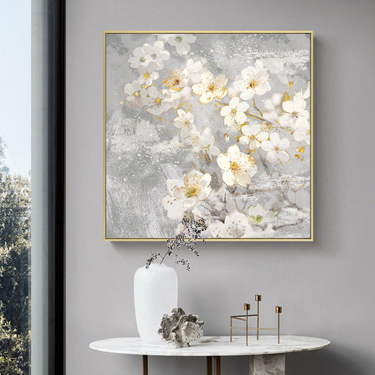 Hand Painted Blossom Picture Oil Painting On Canvas Morden Flower Wall Art Handmade Canvas Art Oil