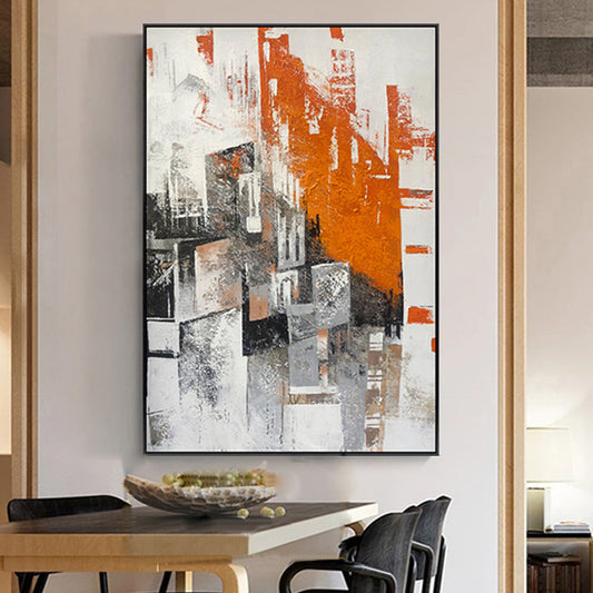 Modern Abstract Art Hand Painted Oil Painting Landscape Wall Art Picture Handmade Canvas Painting For Home,31inx47in,No Frame