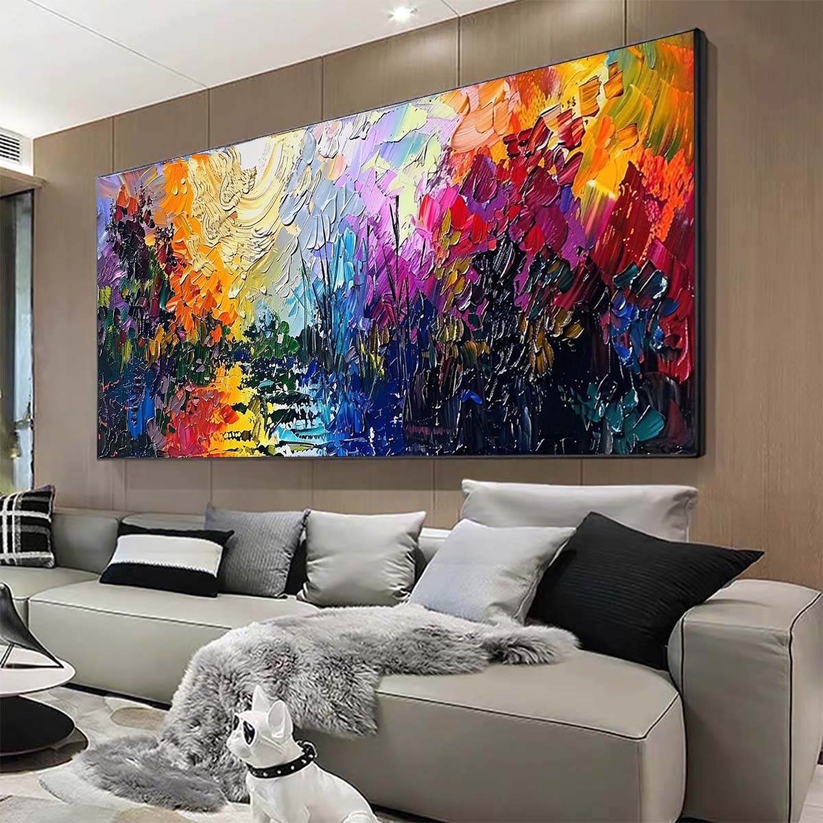 Original creation Landscape Hand painted Oil Painting Canvas Wall Art For Home Living Room Unframed/Rolled #034