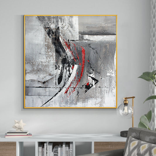 Abstract  Hand Painted Oil Painting On Canvas Wall Art Painting New Abstract Art,31inx31in,No Frame