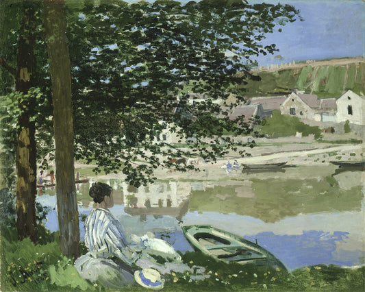 Oscar-Claude Monet Hand painted Oil Painting Canvas Wall Art For Home Living Room #009