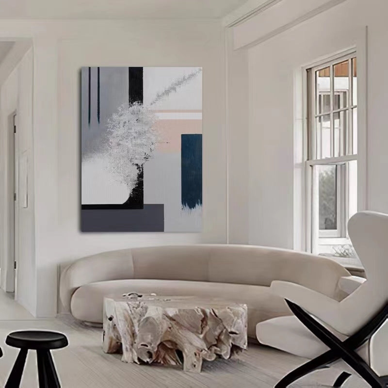 Original Hand painted Living Room Decoration Painting Christmas Gift Bedroom Dining Room Abstract Oil Painting Canvas,31inx47in,No Frame