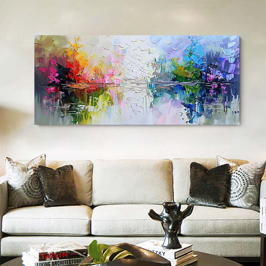Original creation Landscape Hand painted Oil Painting Canvas Wall Art For Home Living Room Unframed/Rolled #019