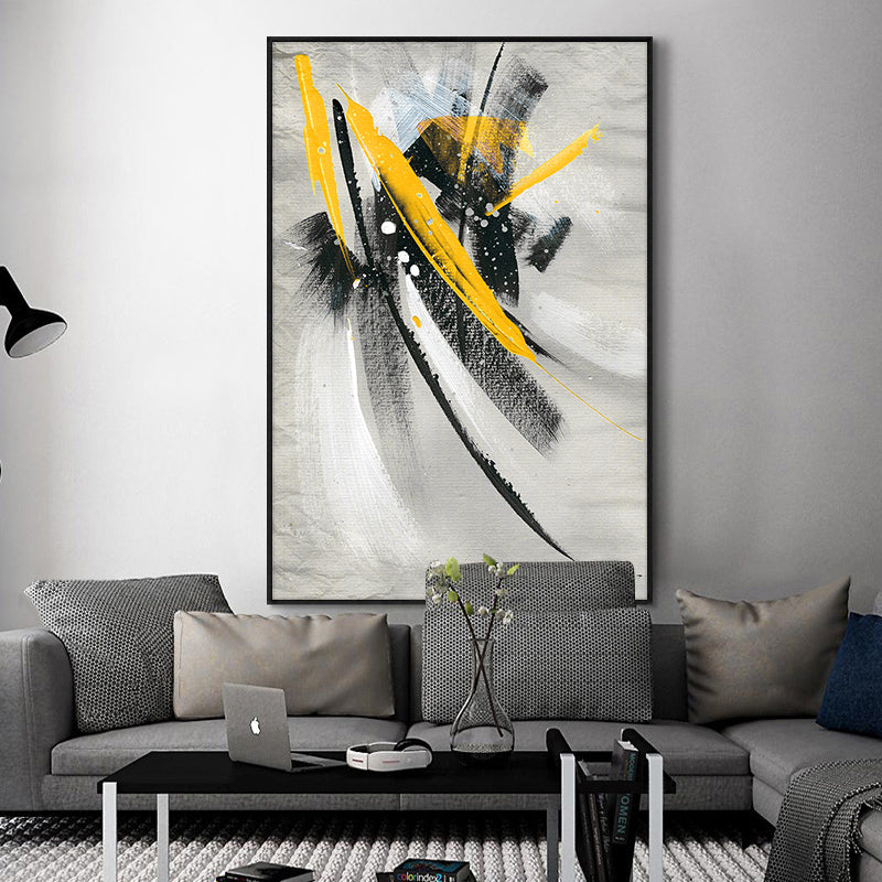 Abstract Colorful Hand Painted Paintings Picture Modern Wall Art Landscape Oil Painting On Canvas Wall For Living Room,31inx47in,No Frame