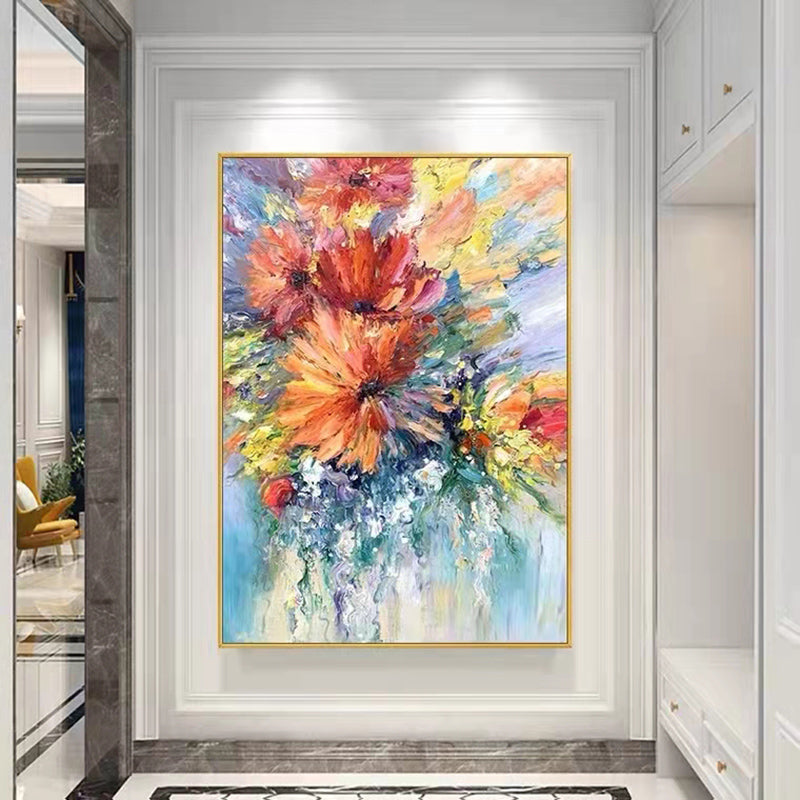 Large Abstract Art Contemporary Canvas Art Hand Painted Original Art Original Extra Large Abstract Painting Modern,31inx47in,No Frame