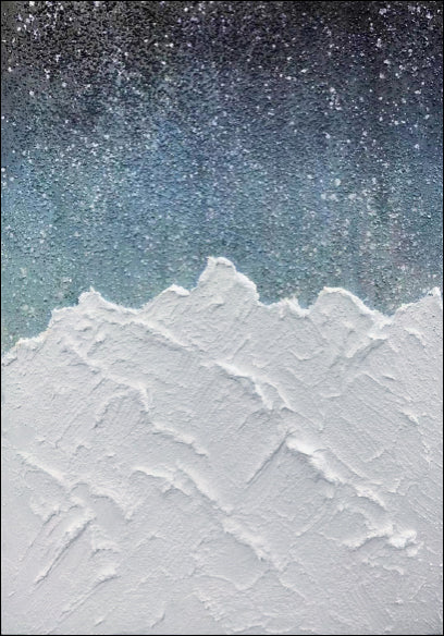 Handmade White Abstract Landscape Oil Painting Modern Wall Art On Canvas Texture Mural Living Room Picture,31inx47in,No Frame