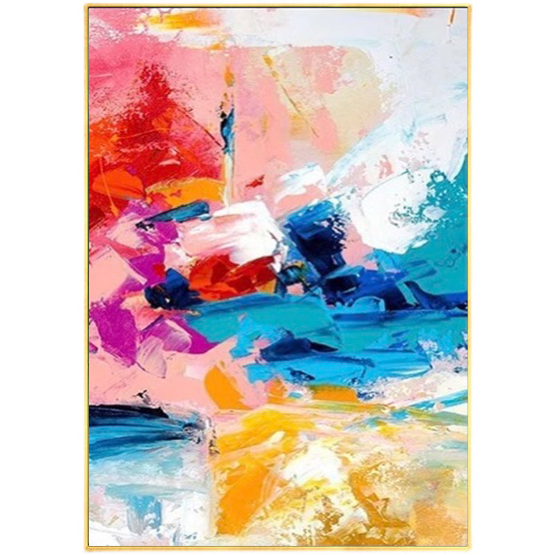 Pure Hand painted Oil Painting Large Abstract Painting Modern Minimalist Living Room Painting Decorative Painting Aisle,31inx47in,No Frame